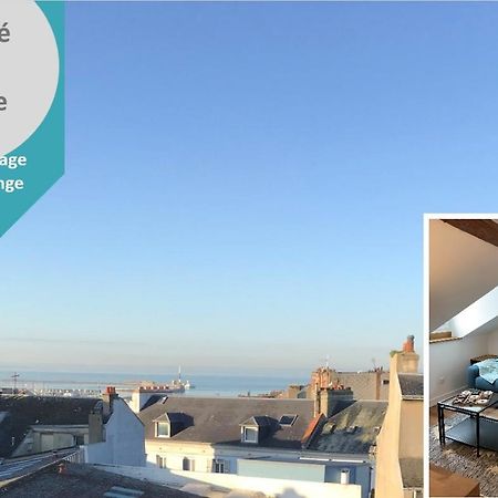 Appart Lh L'Estuaire - F2 Vue Mer Proximite Plage Le Havre Kültér fotó