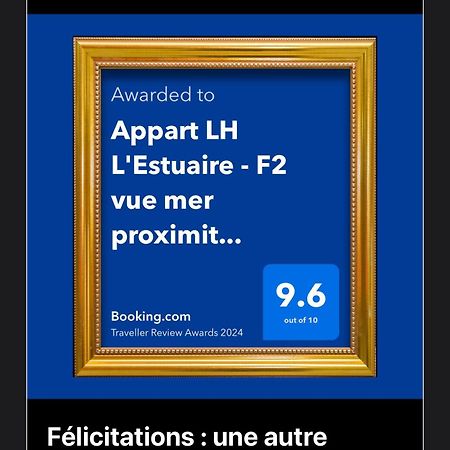 Appart Lh L'Estuaire - F2 Vue Mer Proximite Plage Le Havre Kültér fotó