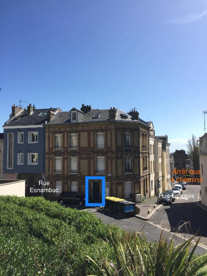 Appart Lh L'Estuaire - F2 Vue Mer Proximite Plage Le Havre Kültér fotó